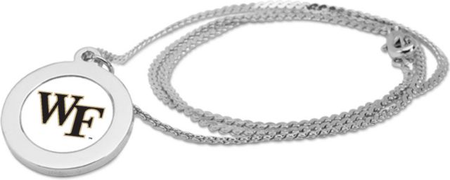 CSI Silver Pendant Necklace With Colored Medallian - ONLINE ONLY