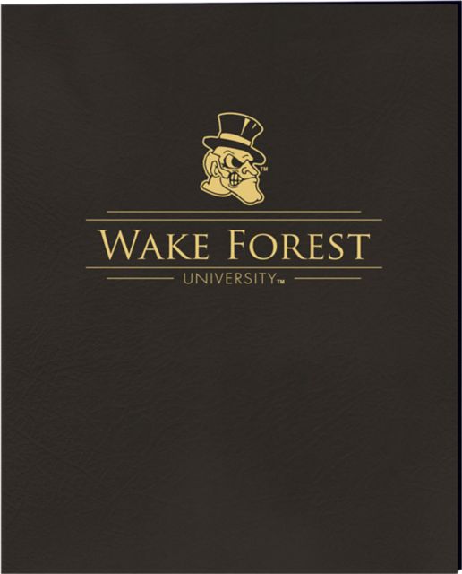 Wake Forest University Folder 2 Pocket