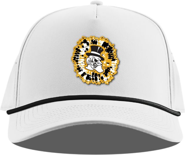 Wake Forest University Demon Deacons Tie Dye Adjustable Rope Cap