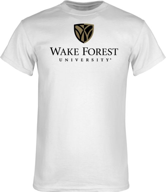 Wake Forest T Shirt Wake Forest University Mark Stacked - ONLINE ONLY
