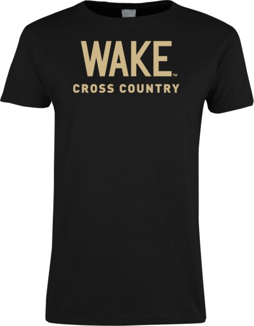Wake Forest Womens Short Sleeve Tee Wake Cross Country - ONLINE ONLY