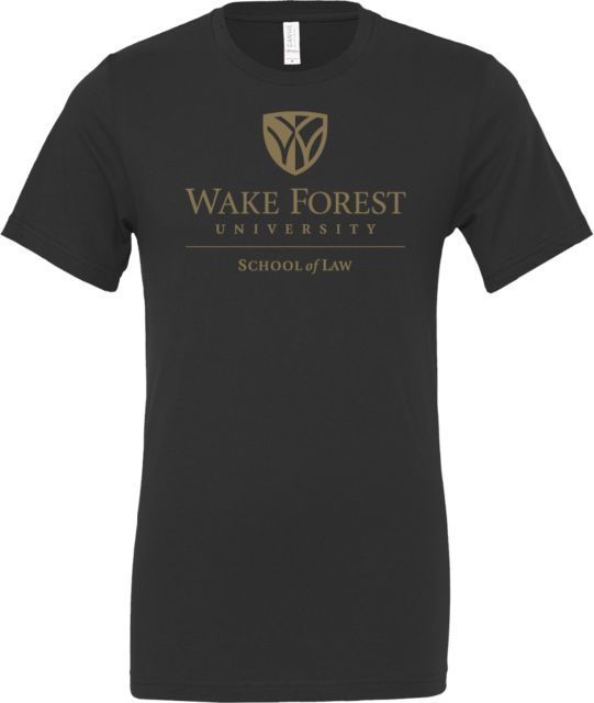 Wake Forest Bella + Canvas Jersey Cotton T Shirt Wake Forest University - School of Law - ONLINE ONLY