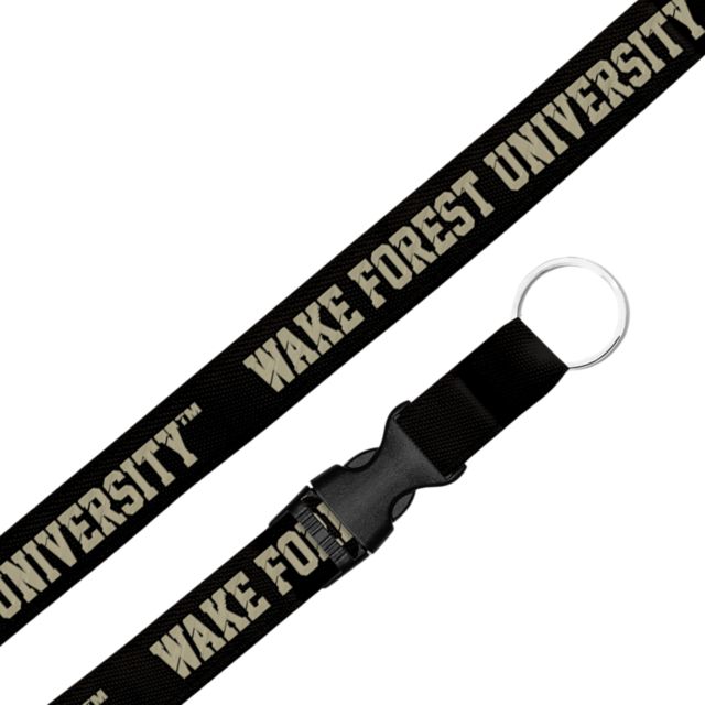 Wake Forest University .75 Woven Lanyard