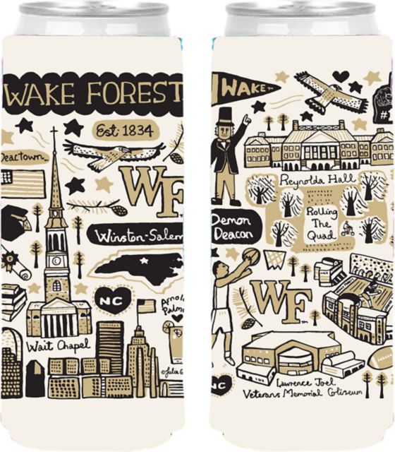 Wake Forest University Slim Can Coozie