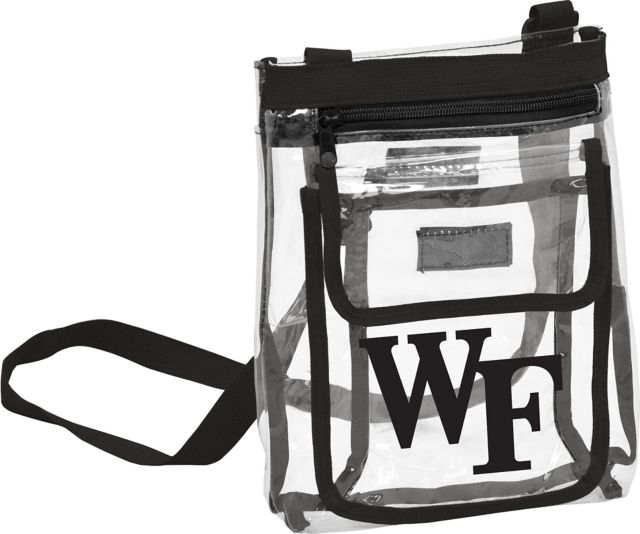Wake Forest University Clear Crossbody Bag
