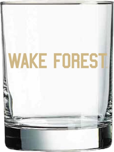 Wake Forest University Demon Deacons 14 oz. Double Old Fashioned Glass