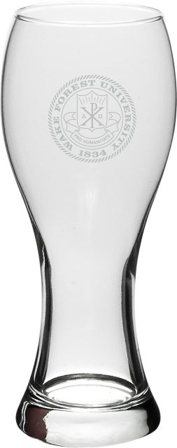 Wake Forest University Pilsner Glass