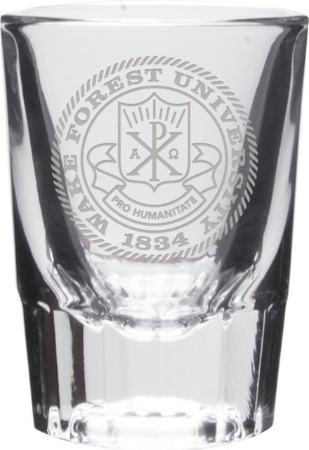 Wake Forest University Collector's Seal Glass