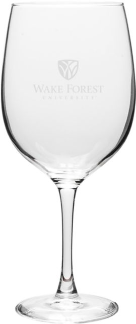 Wake Forest University 19 Oz. Wine Glass
