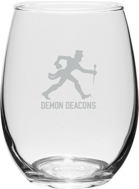 Wake Forest University 15 Oz. Demon Deacons Wine Glass