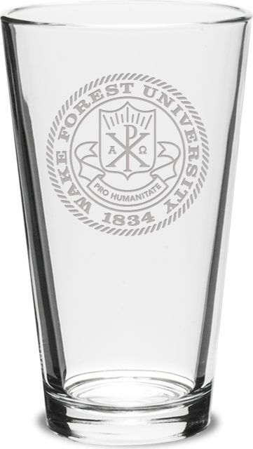 Wake Forest University 16 oz. Mixing Glass