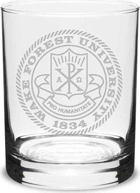 Wake Forest University 14 oz. Dof Glass