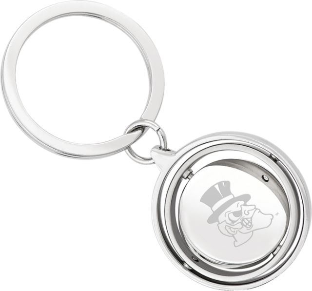 Wake Forest University Demon Deacons Gimball Keychain