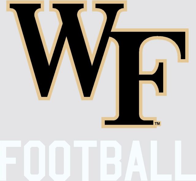 Wake Forest University Football Decal