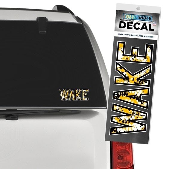Wake Forest University Tie Dye Decal