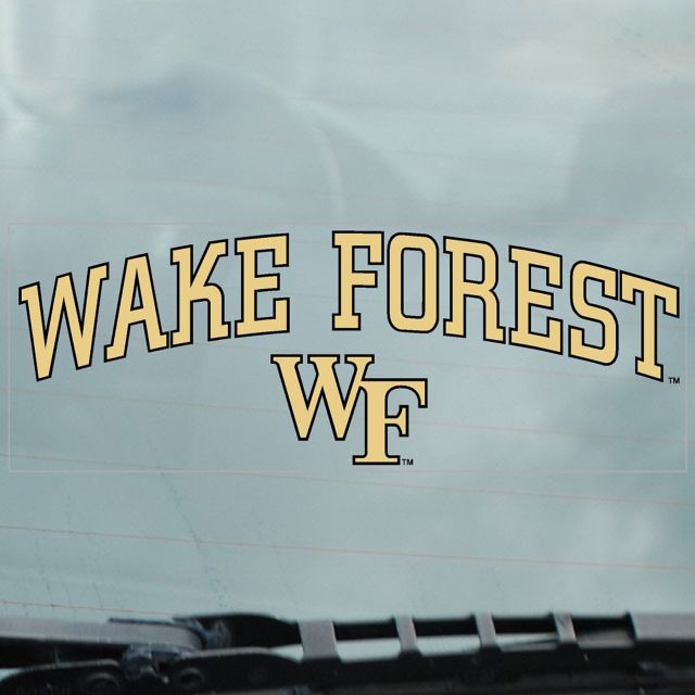 Wake Forest University Cling Decal
