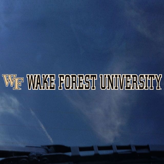 Wake Forest University Strip Decal