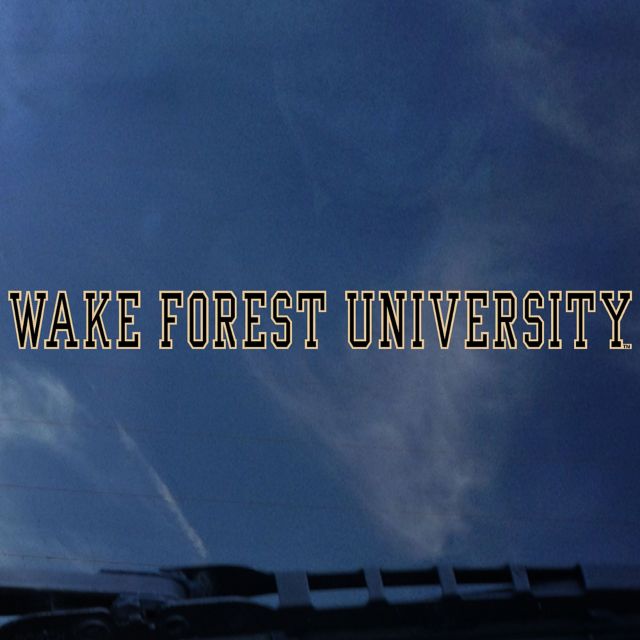 Wake Forest University Strip Decal