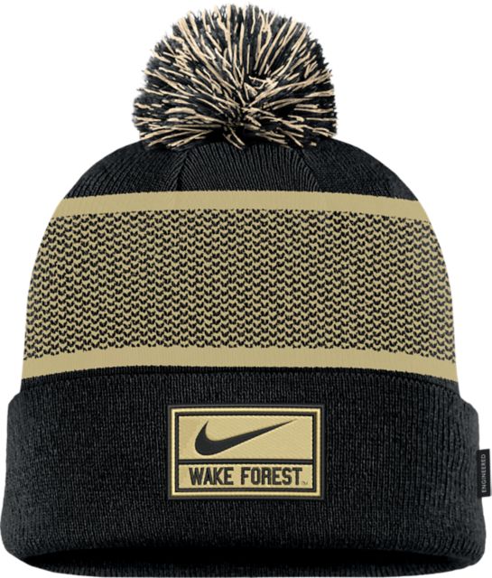 Wake Forest University Youth Peak Cuff Pom Beanie