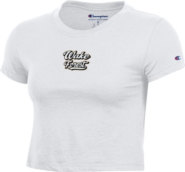 Wake Forest University Women's Cropped Short Sleeve T-Shirt