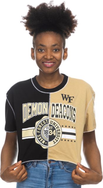 Wake Forest University Women's Crop Short Sleeve T-Shirt