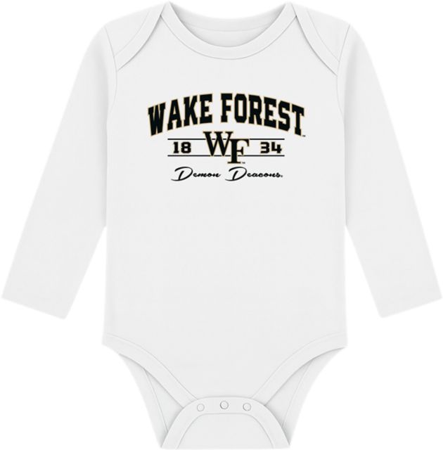 Wake Forest University Infant Long Sleeve Ollie Bodysuit