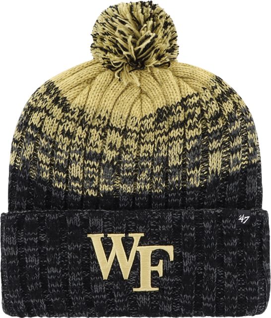 Wake Forest University Cuff Pom Beanie