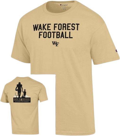 Wake Forest University Football Gold Rush Short Sleeve T-Shirt