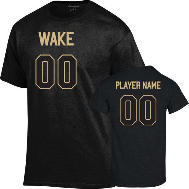 Wake Forest Field Hockey Player Name Short Sleeve T-Shirt - ONLINE ONLY