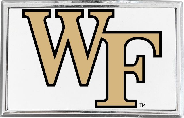 Wake Forest University Rectangle Adhesive Emblem