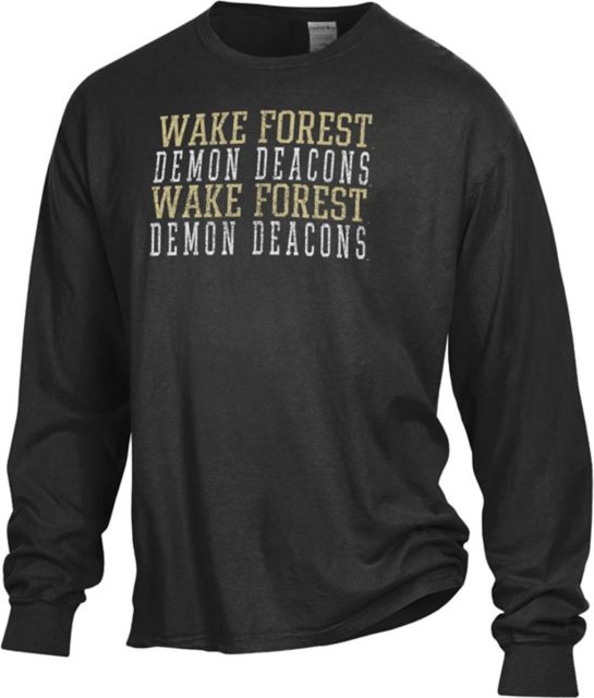 Wake Forest University Garment Dyed Long Sleeve Tee - ONLINE ONLY