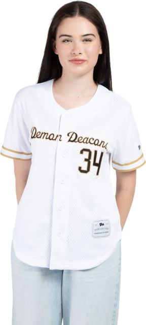 Wake Forest University Women's Demon Deacons Baseball Jersey