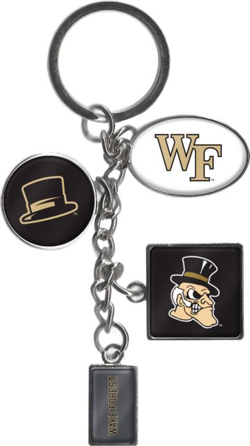 Wake Forest University Dangle Keychain