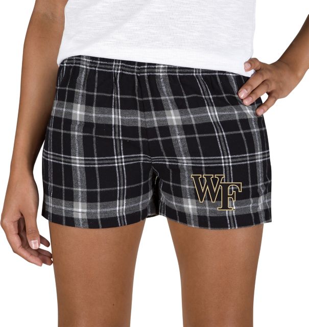 Wake Forest University Women's Flannel Shorts - ONLINE ONLY