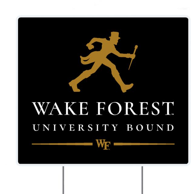 Wake Forest University Bound Lawn Sign