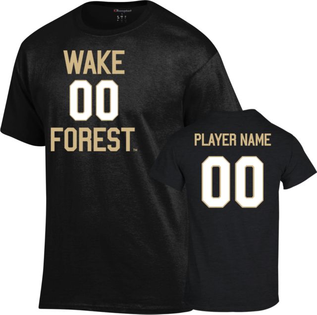 Wake Forest Men's Basketball Player Name Short Sleeve T-Shirt