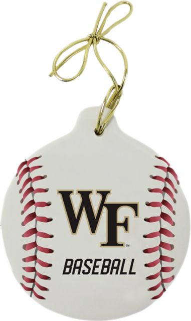 Wake Forest University Baseball Stone Ornament
