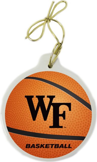 Wake Forest University Basketball Stone Ornament