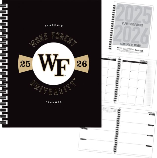 Wake Forest University Academic Year 2025 - 2026 Planner