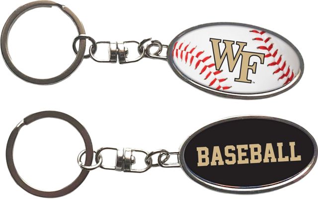 Wake Forest University Baseball Keychain