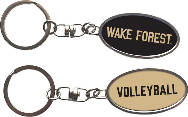 Wake Forest University Volleyball Keychain