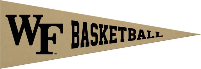Wake Forest University 5x15 Basketball Pennant