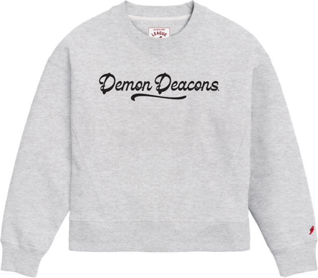 Wake Forest University Demon Deacons Women's Boxy Crewneck Sweatshirt