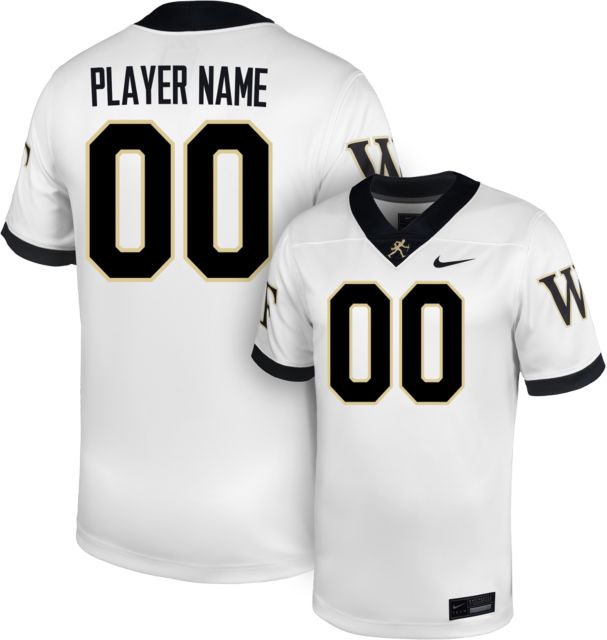 Wake Forest University Football Nike Player Name Replica Jersey