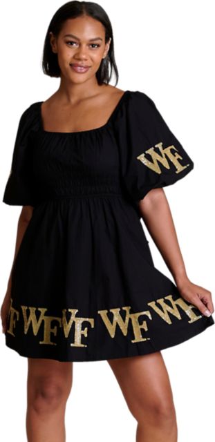 Wake Forest University Women's Puff Sleeve Dress