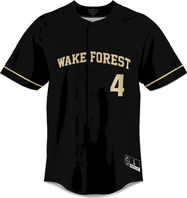 Wake Forest University Baseball #4 Lowder Jersey