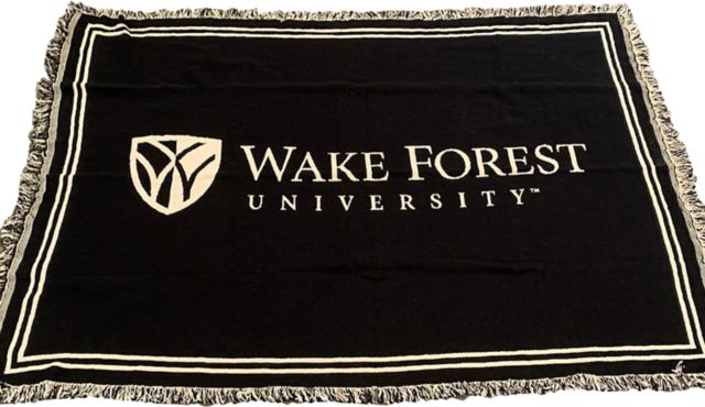 Wake Forest University Afghan Blanket