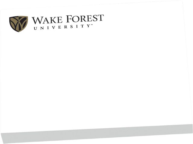 Wake Forest University 50 Sheet Sticky Notes