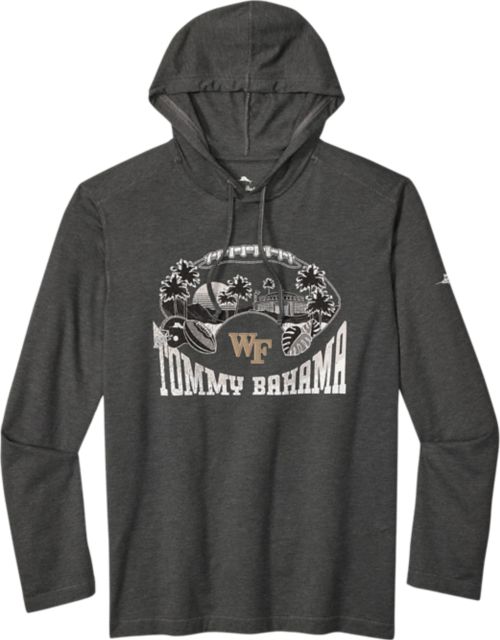 Wake Forest University Island Rush Hooded Long Sleeve T-Shirt