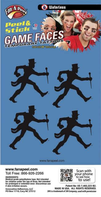 Wake Forest University Tattoo 4 Pack